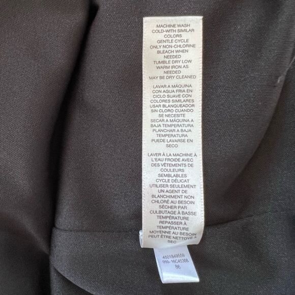 CHICO'S Cold-Shoulder Seamed Short Dress - S/6 - Picture 9 of 9